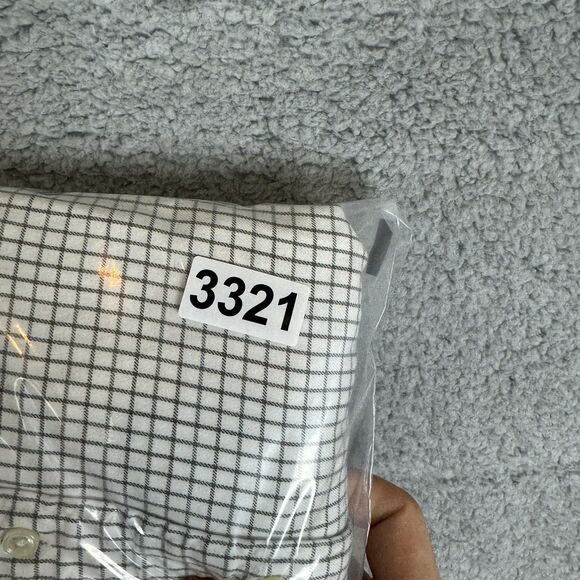 Ralph Lauren Shirt Mens 3XLT Cream Check Long Sleeve Button Down Classic Fit - Picture 8 of 8